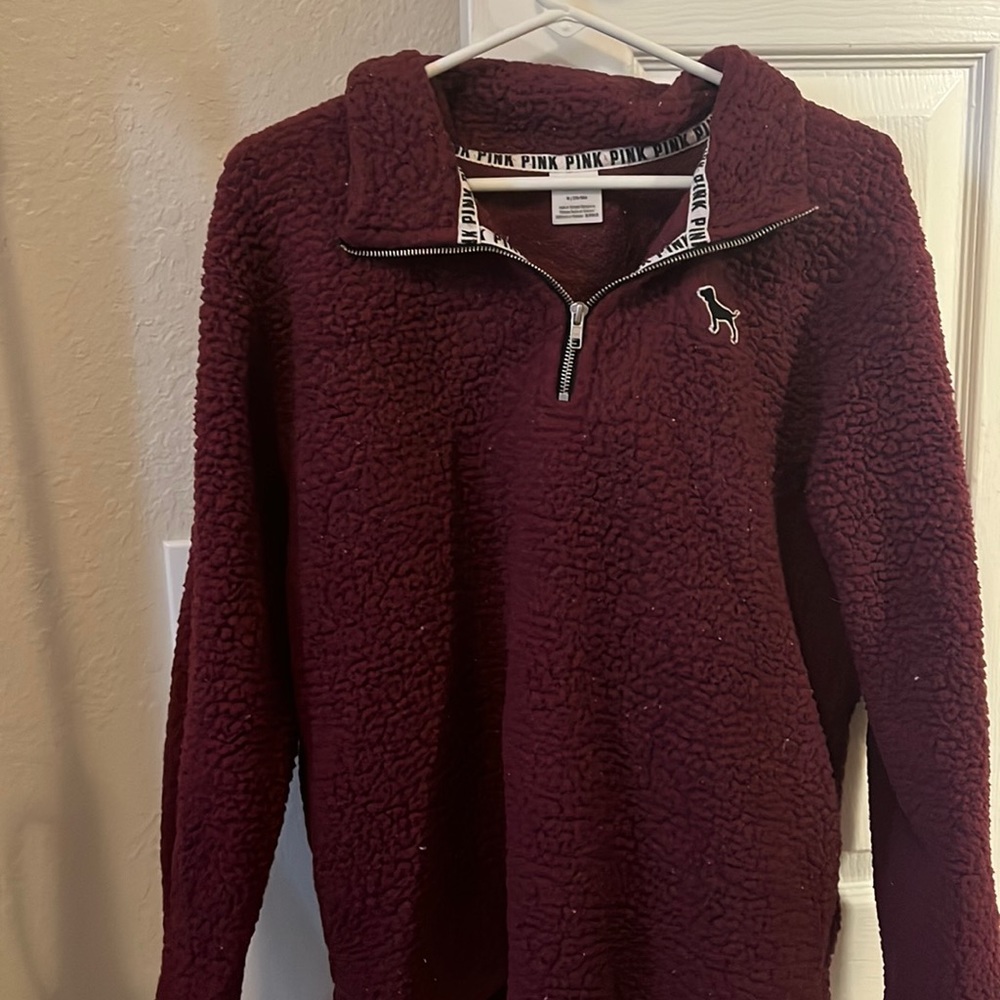 Pink sweat shirt